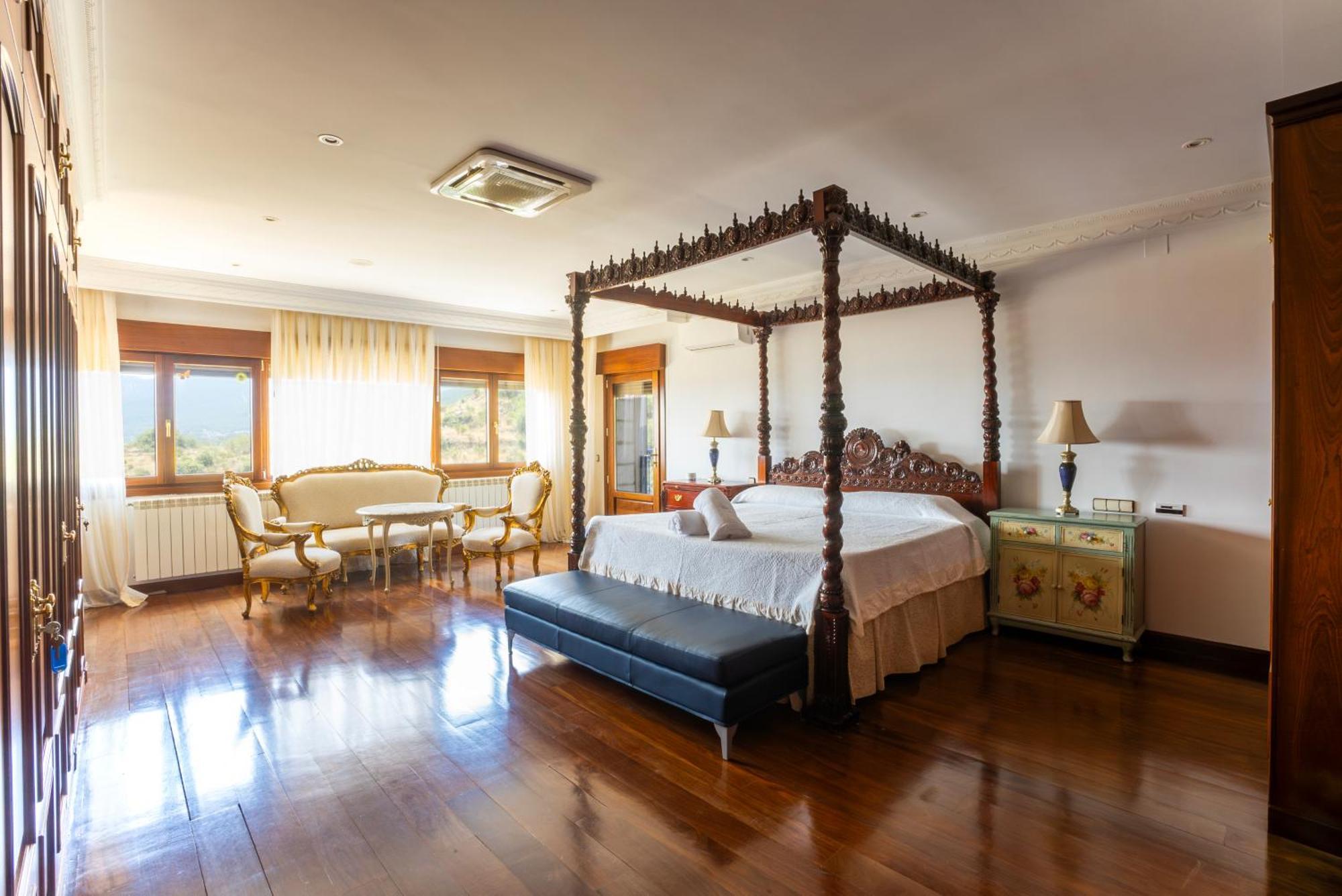 Willa Mansion Con Jacuzzi A 40 Grados, Gran Piscina Y Padel El Tiemblo Zewnętrze zdjęcie