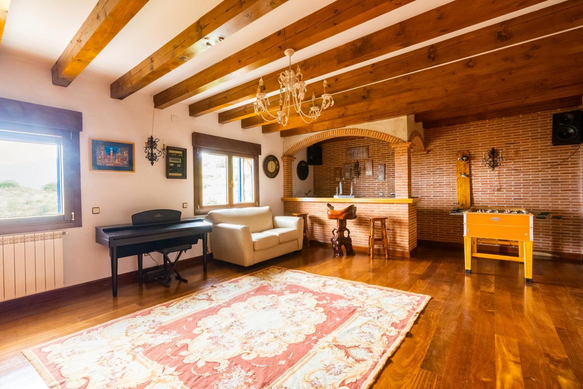 Willa Mansion Con Jacuzzi A 40 Grados, Gran Piscina Y Padel El Tiemblo Zewnętrze zdjęcie