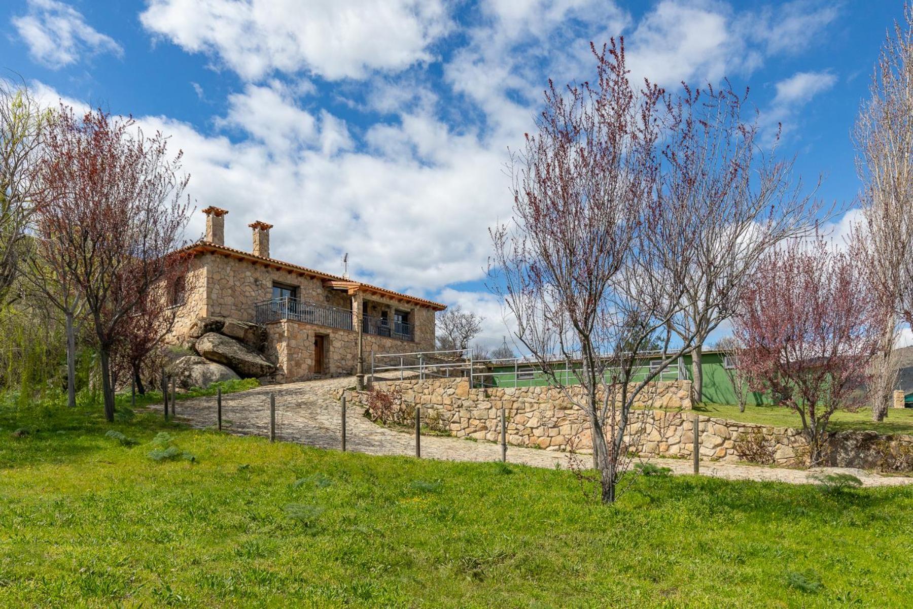 Willa Mansion Con Jacuzzi A 40 Grados, Gran Piscina Y Padel El Tiemblo Zewnętrze zdjęcie
