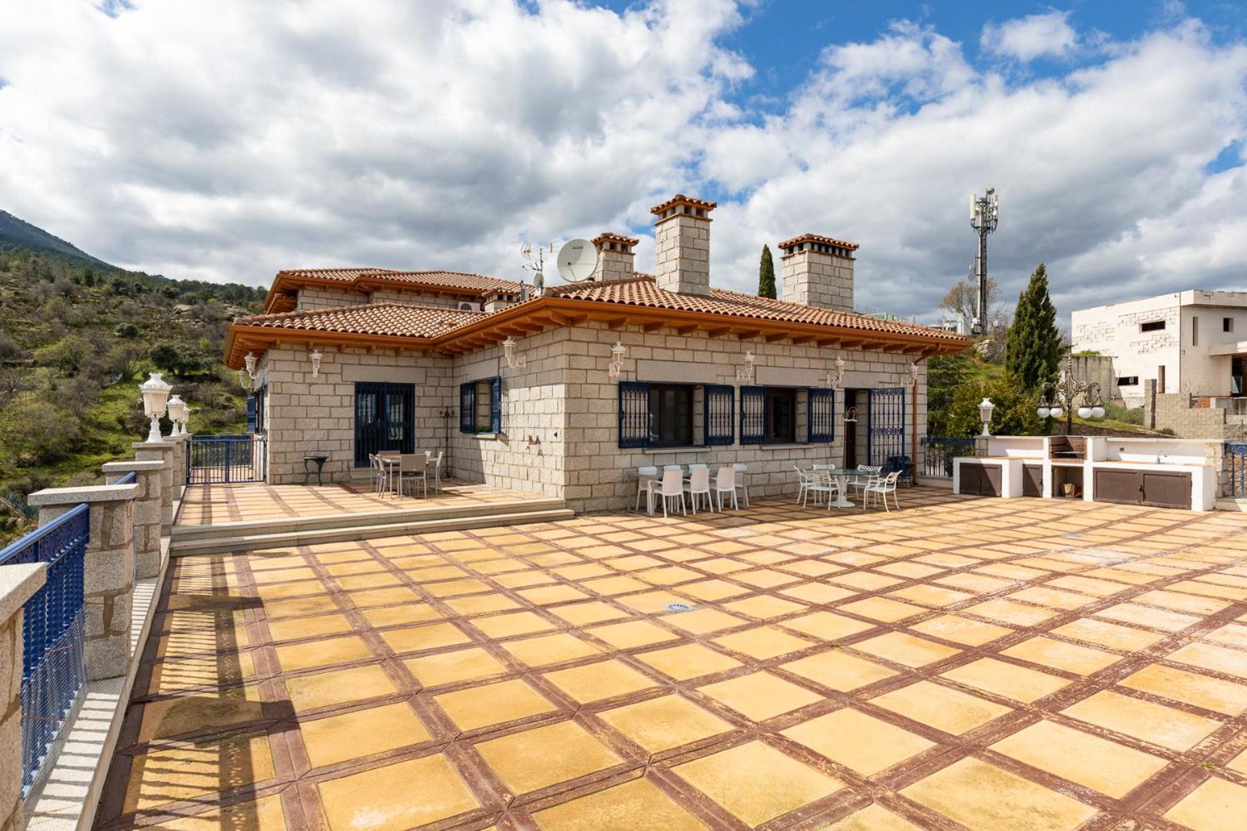 Willa Mansion Con Jacuzzi A 40 Grados, Gran Piscina Y Padel El Tiemblo Zewnętrze zdjęcie